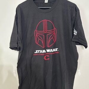 Star Wars Black T-Shirt with Red Graphic Cincinnati Reds